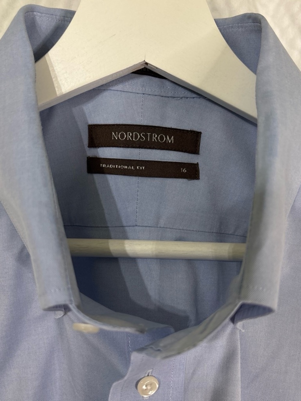 Nordstrom Light Blue Traditional Fit Dress Shirt